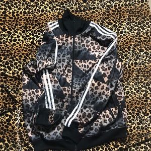 Adidas zebra print jacket Clearance